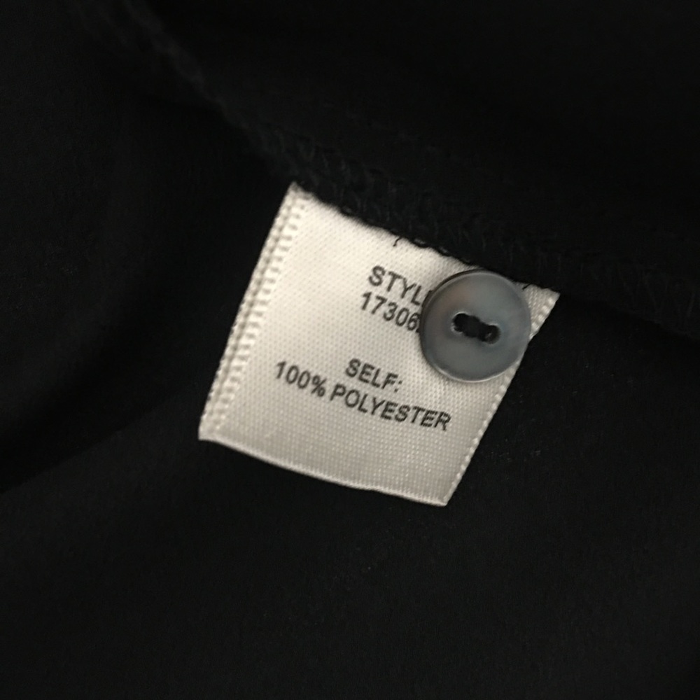 Current Air Sheer Black Long Sleeve Top Size Large - Picture 7 of 8